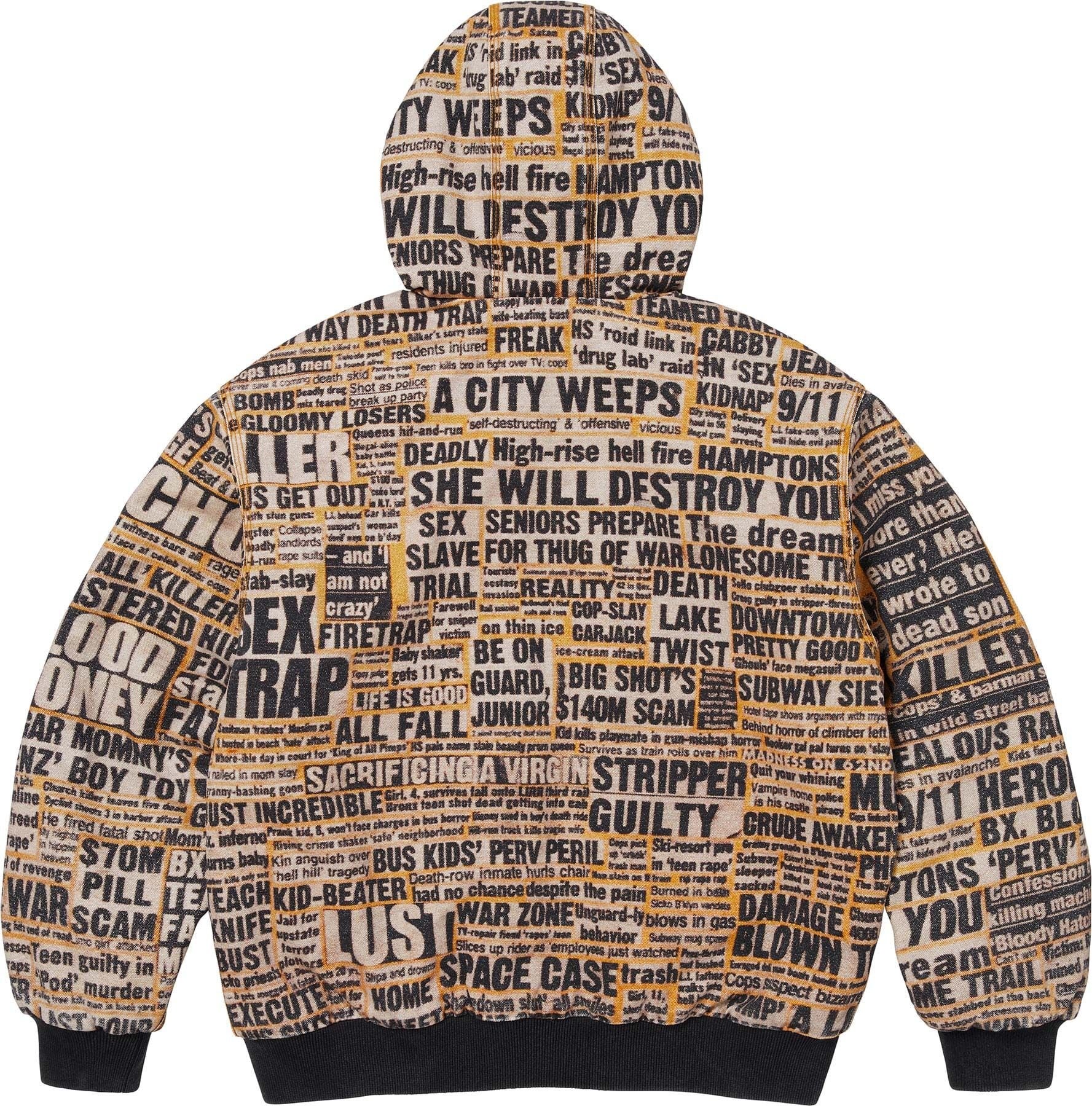 Supreme/Dash Snow Hooded Work Jacket view 2